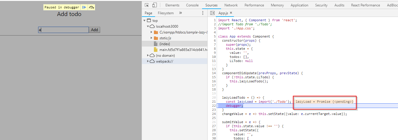Hướng dẫn lazy load component trong React