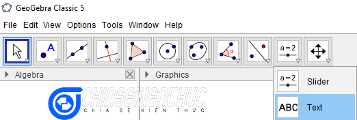Hướng dẫn cách tùy chỉnh GeoGebra trước khi sử dụng