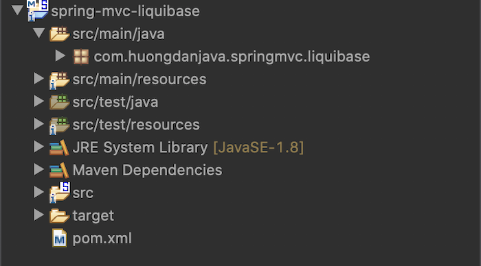 Database migration sử dụng Liquibase với Spring MVC
