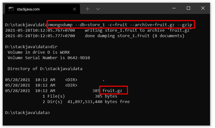 Hướng dẫn sao lưu, khôi phục data mongo (mongodump, mongorestore)