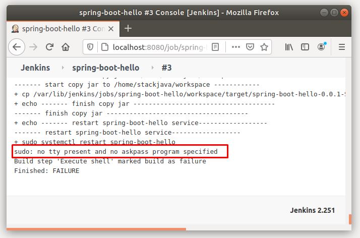 Sửa lỗi sudo: no tty present and no askpass program specified