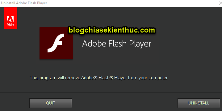 Cách gỡ bỏ Adobe Flash. Tại sao Flash bị Adobe khai tử?